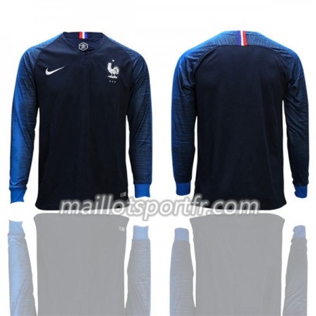 Maillot de Foot France Domicile Coupe du monde 2018 ML
